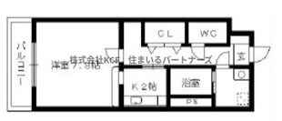 シャンベルジュKTの物件間取画像